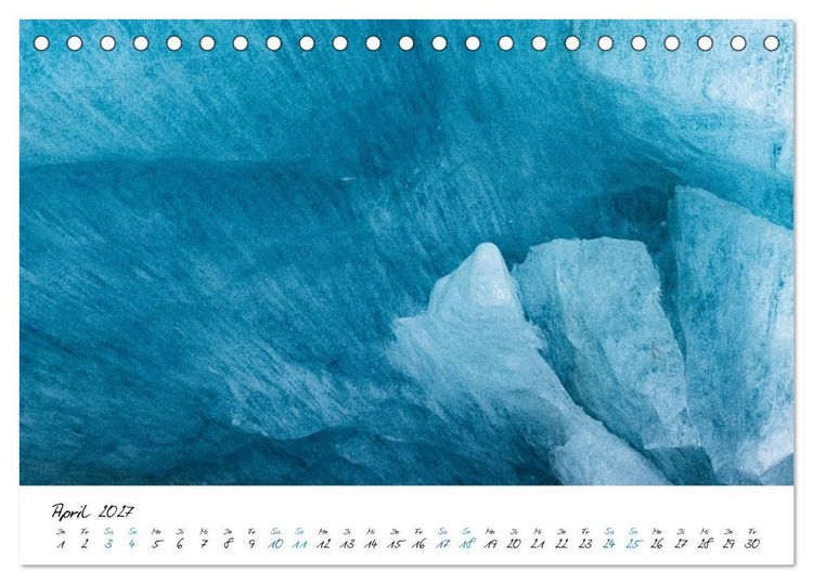 Produktbild: Eiswelten Morteratsch (Tischkalender 2027 DIN A5 quer), CALVENDO Monatskalender