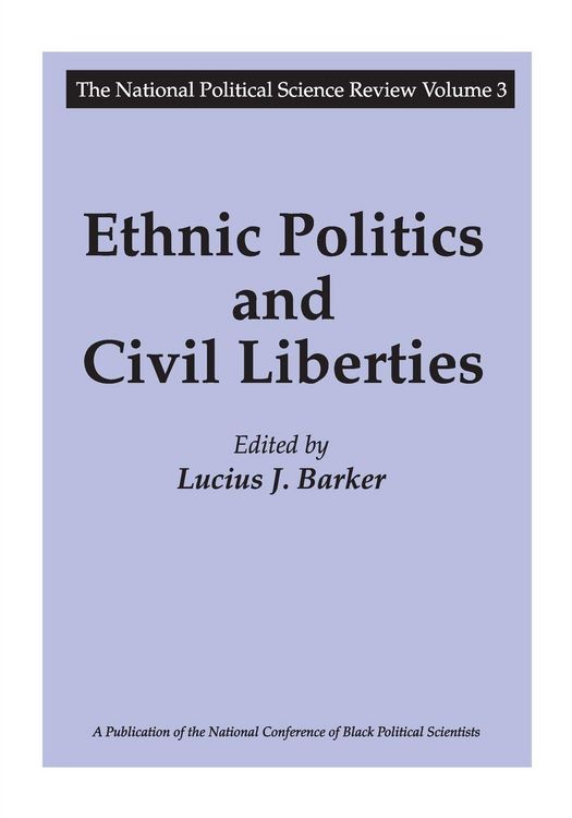 Produktbild: Ethnic Politics and Civil Liberties