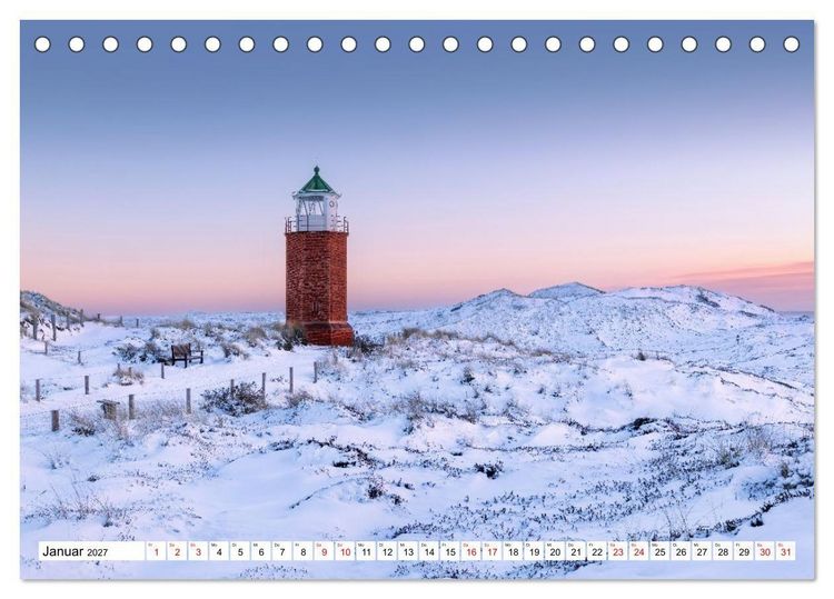 Produktbild: Schleswig-Holstein - Momente zwischen den Meeren (Tischkalender 2027 DIN A5 quer), CALVENDO Monatskalender