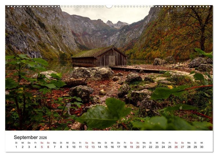 Produktbild: Berchtesgaden - Natursch&ouml;nheiten in Bayern (hochwertiger Premium Wandkalender 2026 DIN A2 quer), Kunstdruck in Hochglanz