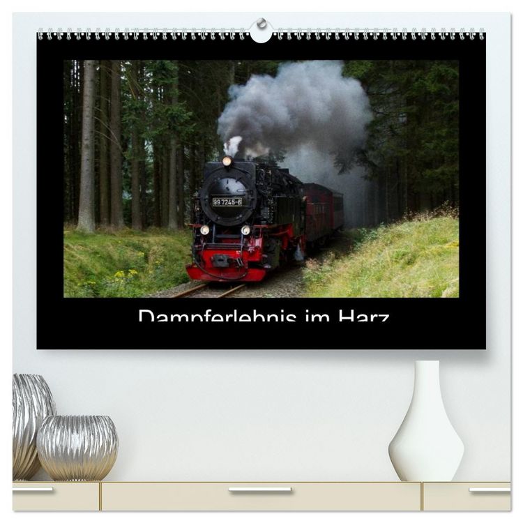 Produktbild: Dampferlebnis im Harz (hochwertiger Premium Wandkalender 2026 DIN A2 quer), Kunstdruck in Hochglanz