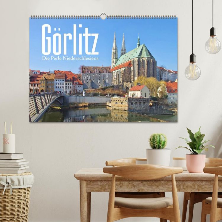 Produktbild: G&ouml;rlitz - Die Perle Niederschlesiens (Wandkalender 2026 DIN A2 quer), CALVENDO Monatskalender