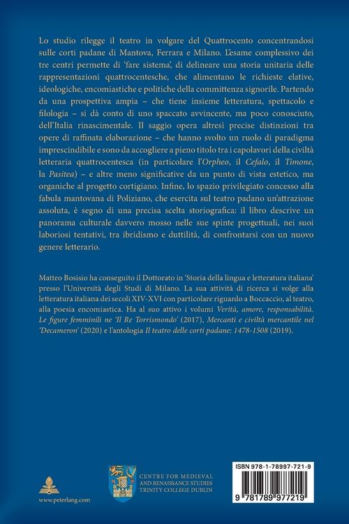 Produktbild: Il teatro &laquo;pre-classicista&raquo; nelle corti padane