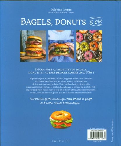 Produktbild: Bagels, donuts & cie : 50 recettes comme aux USA