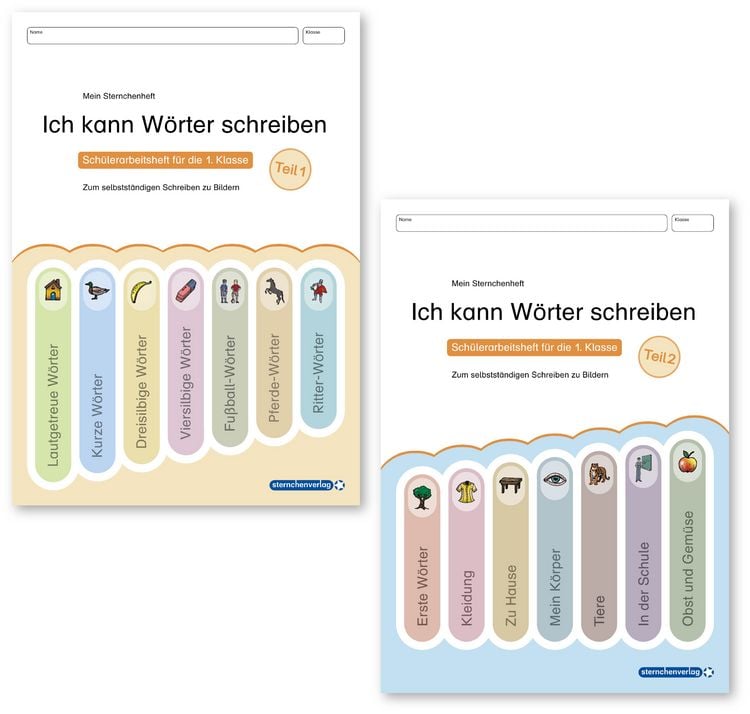 Produktbild: Ich kann W&ouml;rter schreiben Teil 1 und 2 im Set