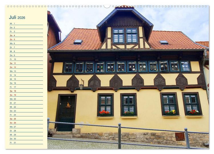 Produktbild: Quedlinburg und Gernrode (hochwertiger Premium Wandkalender 2026 DIN A2 quer), Kunstdruck in Hochglanz