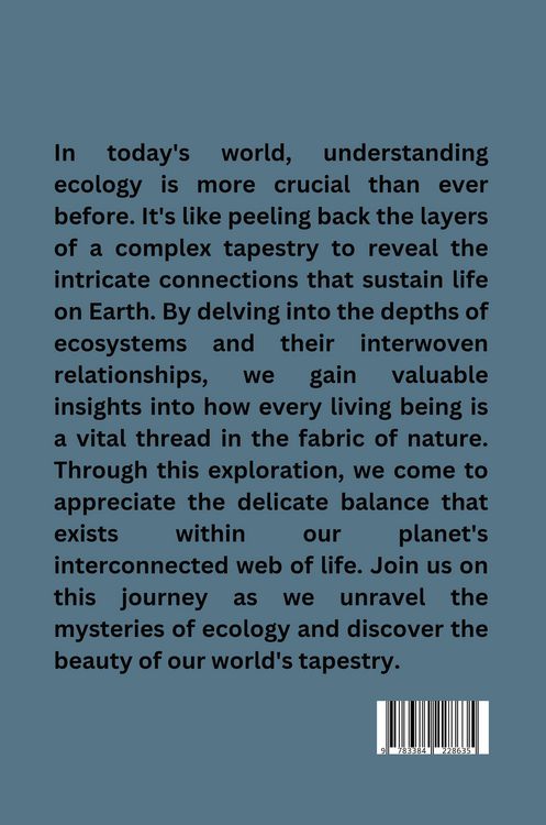 Produktbild: Unraveling Ecology's Tapestry: Insights into Life's Interconnected Web