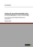Produktbild: Analyse der Anwendung des Beller`schen Entwicklungsbogens in einer Kinderkrippe