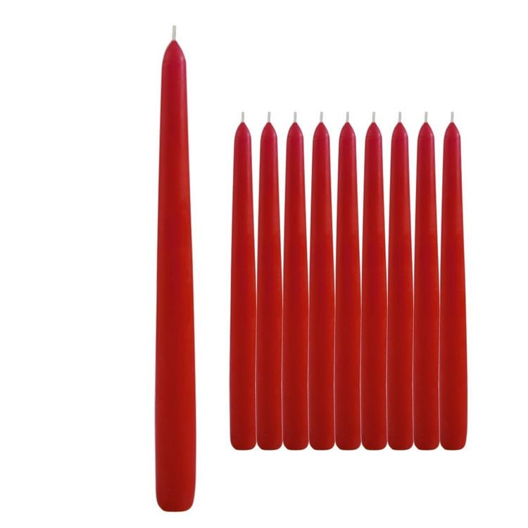 Produktbild: Leuchterkerzen rost 22x240mm 10 St&uuml;ck
