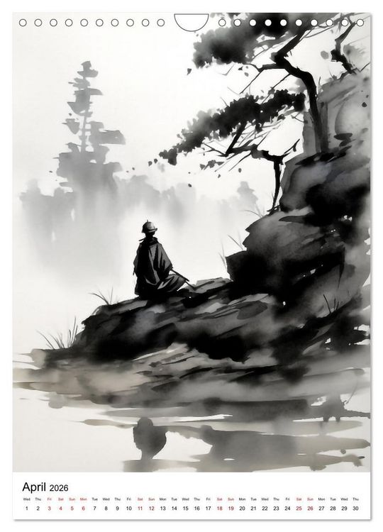 Produktbild: Zen Serenity (Wall Calendar 2026 DIN A4 portrait), CALVENDO 12 Month Wall Calendar