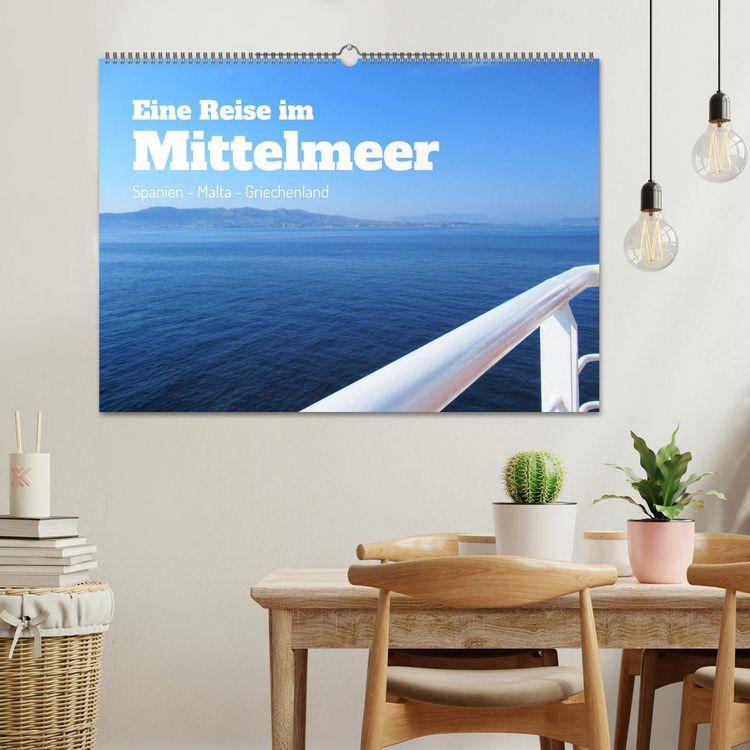 Produktbild: Eine Reise im Mittelmeer (Wandkalender 2026 DIN A2 quer), CALVENDO Monatskalender