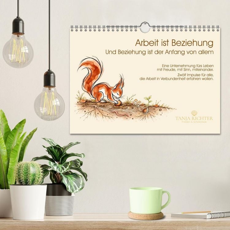Produktbild: Arbeit ist Beziehung (Wandkalender 2027 DIN A4 quer), CALVENDO Monatskalender