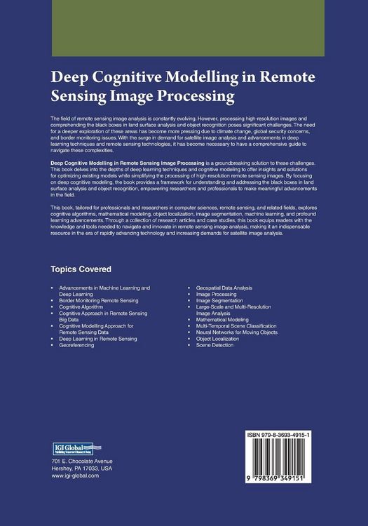 Produktbild: Deep Cognitive Modelling in Remote Sensing Image Processing