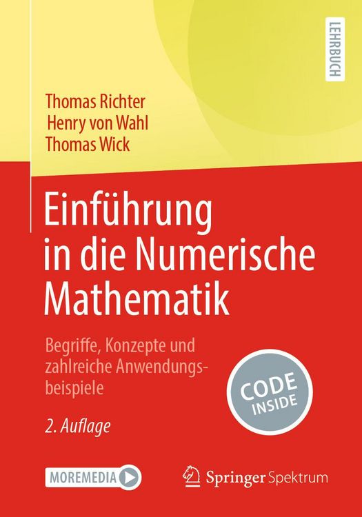 Produktbild: Einf&uuml;hrung in die Numerische Mathematik
