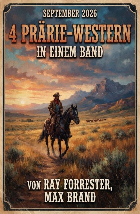 Produktbild: 4 Pr&auml;rie-Western in einem Band September 2026