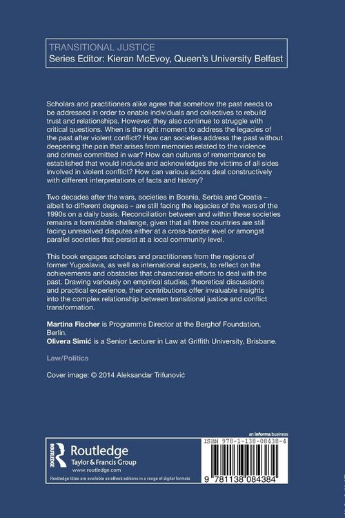 Produktbild: Transitional Justice and Reconciliation