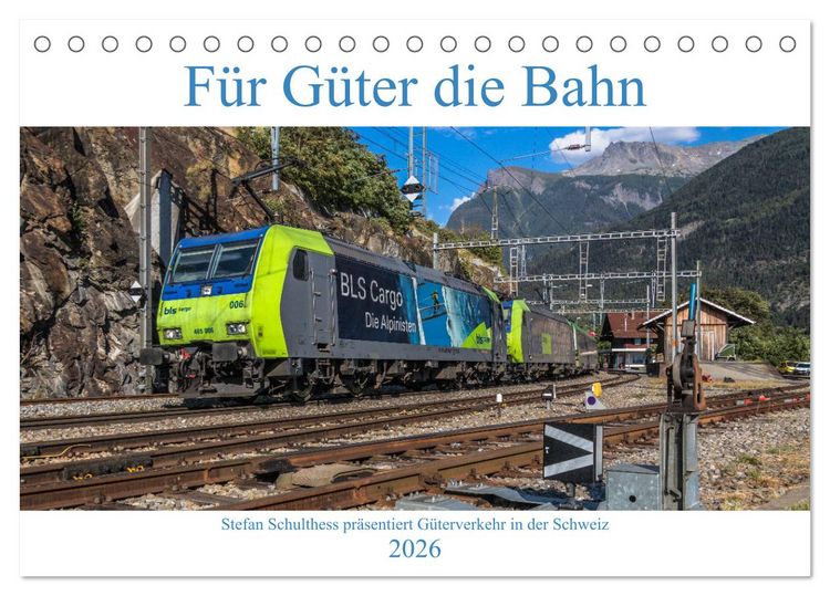 Produktbild: F&uuml;r G&uuml;ter die Bahn (Tischkalender 2026 DIN A5 quer), CALVENDO Monatskalender
