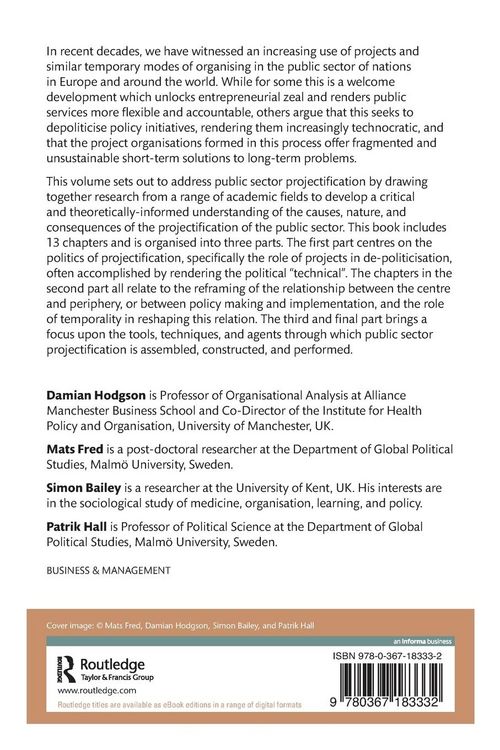 Produktbild: The Projectification of the Public Sector
