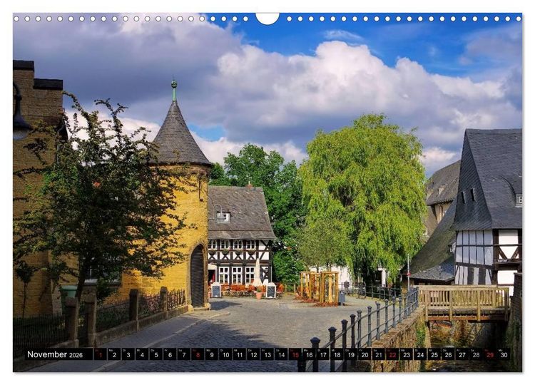 Produktbild: Goslar - Hanse- und Kaiserstadt im Harz (Wandkalender 2026 DIN A3 quer), CALVENDO Monatskalender