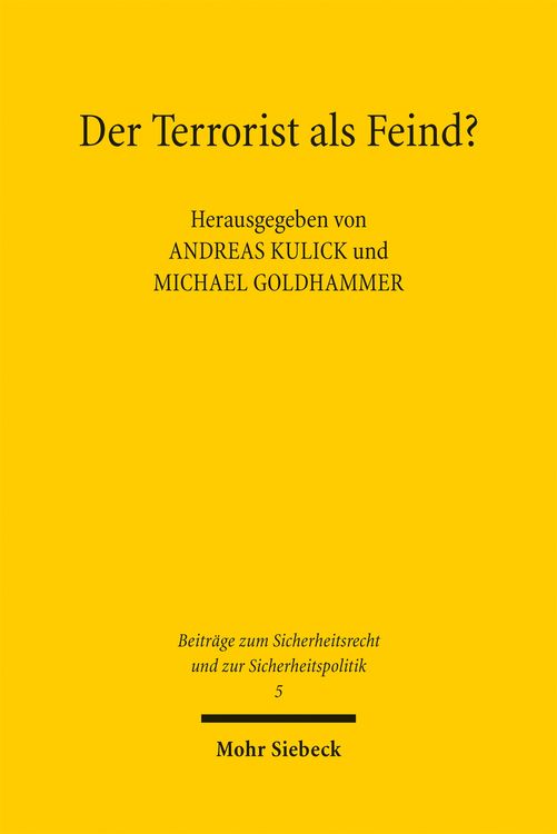 Produktbild: Der Terrorist als Feind?