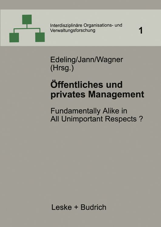 Produktbild: &Ouml;ffentliches und privates Management