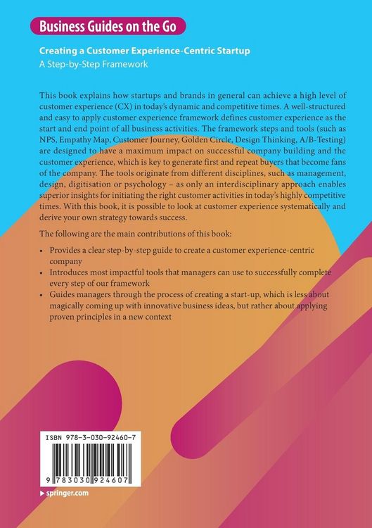Produktbild: Creating a Customer Experience-Centric Startup