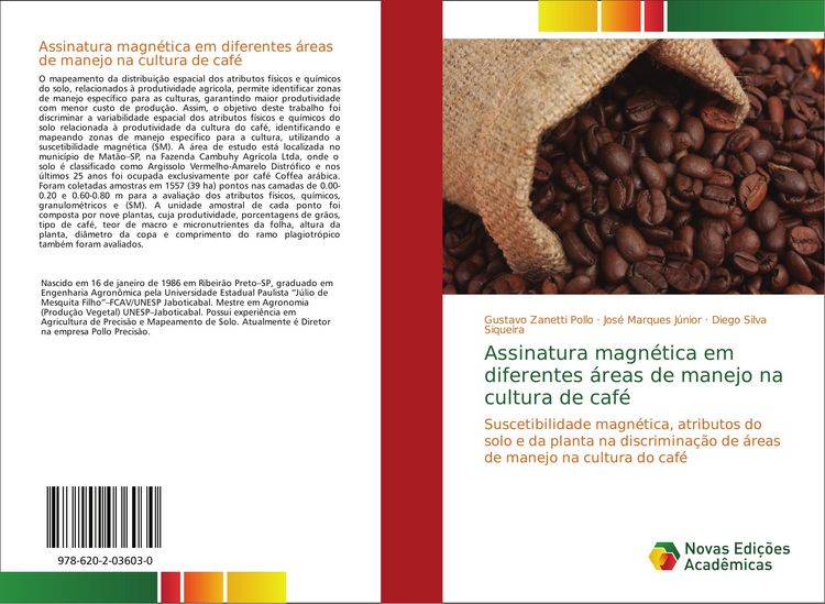 Produktbild: Assinatura magn&eacute;tica em diferentes &aacute;reas de manejo na cultura de caf&eacute;