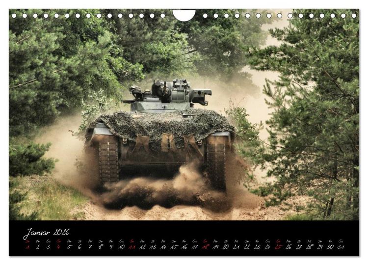 Produktbild: Sch&uuml;tzenpanzer Marder (Wandkalender 2026 DIN A4 quer), CALVENDO Monatskalender