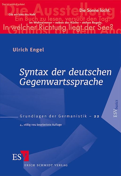 Produktbild: Syntax der deutschen Gegenwartssprache