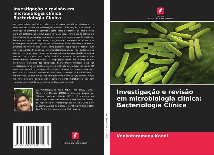 Produktbild: Investiga&ccedil;&atilde;o e revis&atilde;o em microbiologia cl&iacute;nica: Bacteriologia Cl&iacute;nica