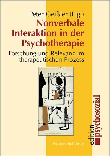 Produktbild: Nonverbale Interaktion in der Psychotherapie