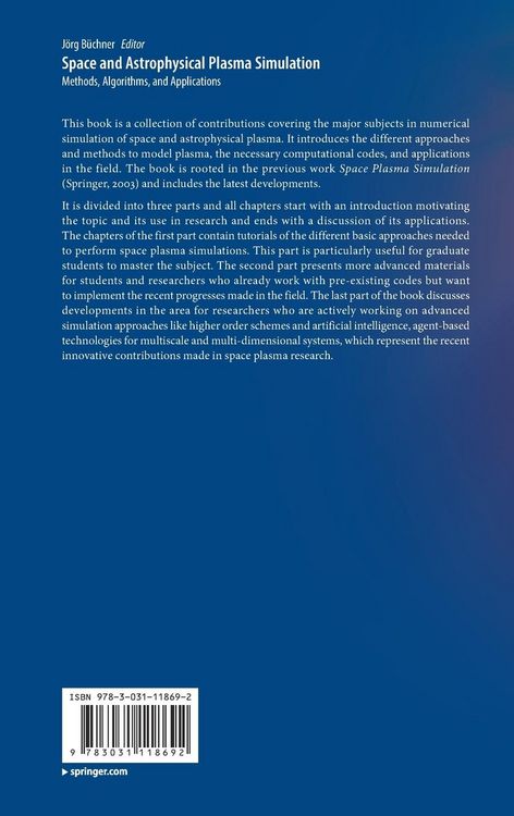 Produktbild: Space and Astrophysical Plasma Simulation
