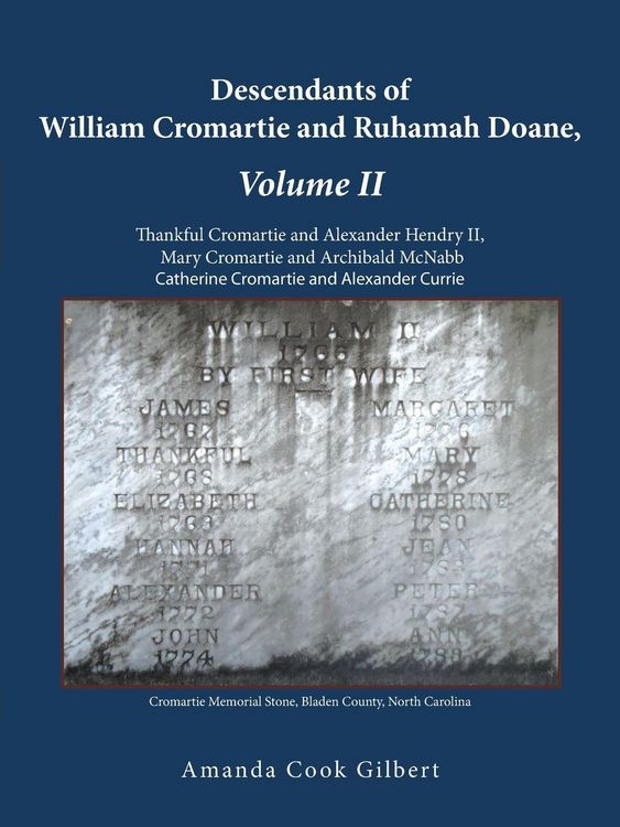 Produktbild: Descendants of William Cromartie and Ruhamah Doane