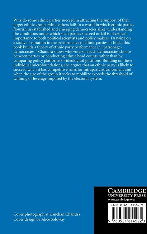 Produktbild: Why Ethnic Parties Succeed