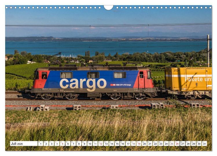 Produktbild: F&uuml;r G&uuml;ter die Bahn (Wandkalender 2026 DIN A3 quer), CALVENDO Monatskalender