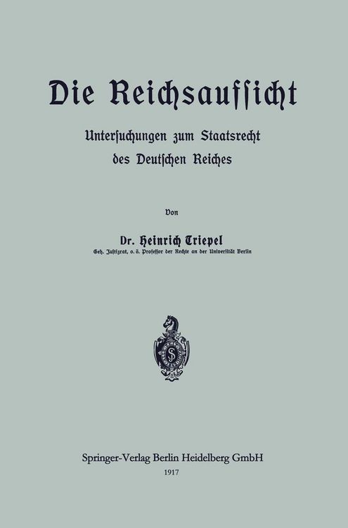 Produktbild: Die Reichsaufsicht