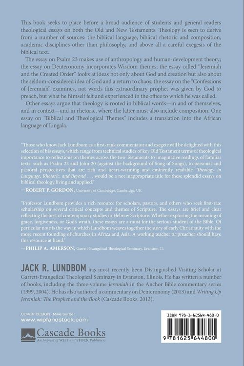 Produktbild: Theology in Language, Rhetoric, and Beyond