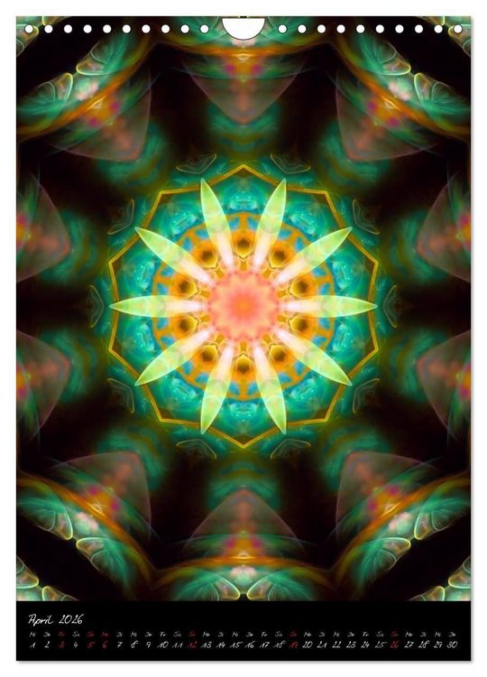 Produktbild: Mandala - Esoterik & Meditation (Wandkalender 2026 DIN A4 hoch), CALVENDO Monatskalender