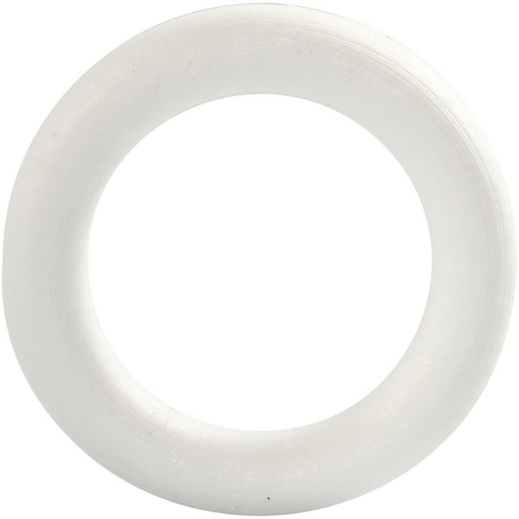 Produktbild: Creativ Company Ring, Gr&ouml;&szlig;e 12 cm, Dicke 20 mm, Wei&szlig;, 1 Stk