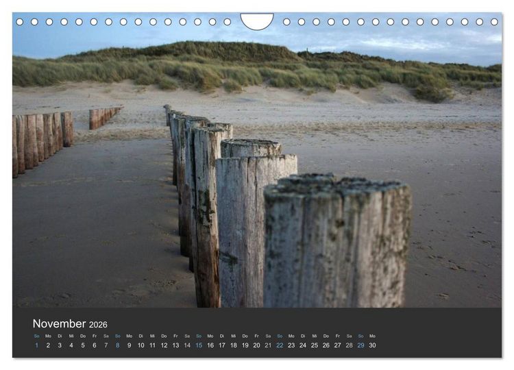 LA NATURE À l'aquarelle (Calendrier mural 2026 DIN A3 horizontal