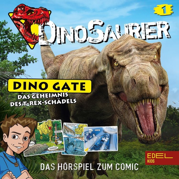 Produktbild: Folge 1: Das Geheimnis des T-Rex-Schädels (Das Hörspiel zum Comic)