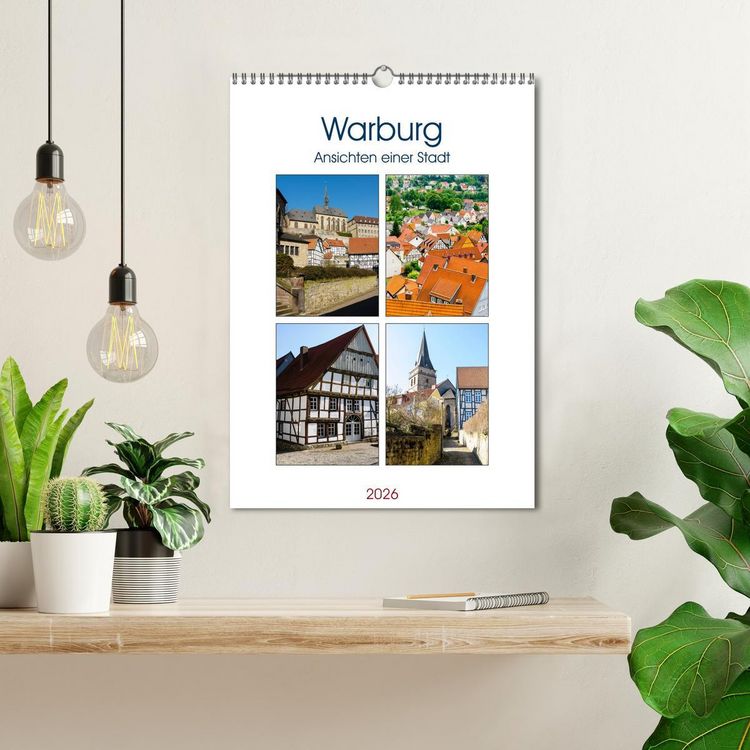 Produktbild: Warburg - Ansichten einer Stadt (Wandkalender 2026 DIN A3 hoch), CALVENDO Monatskalender