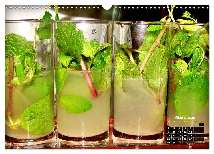 Produktbild: Mojito und mehr - CUBA COCKTAILS (Wandkalender 2026 DIN A3 quer), CALVENDO Monatskalender