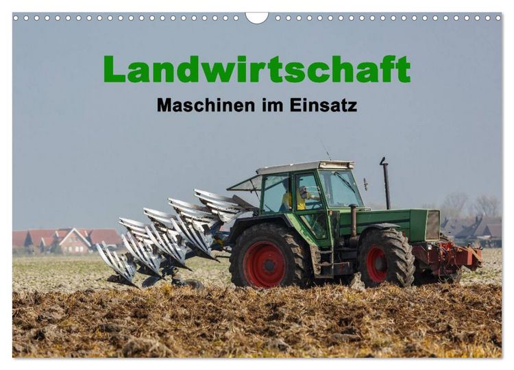 Produktbild: Landwirtschaft - Maschinen im Einsatz (Wandkalender 2026 DIN A3 quer), CALVENDO Monatskalender