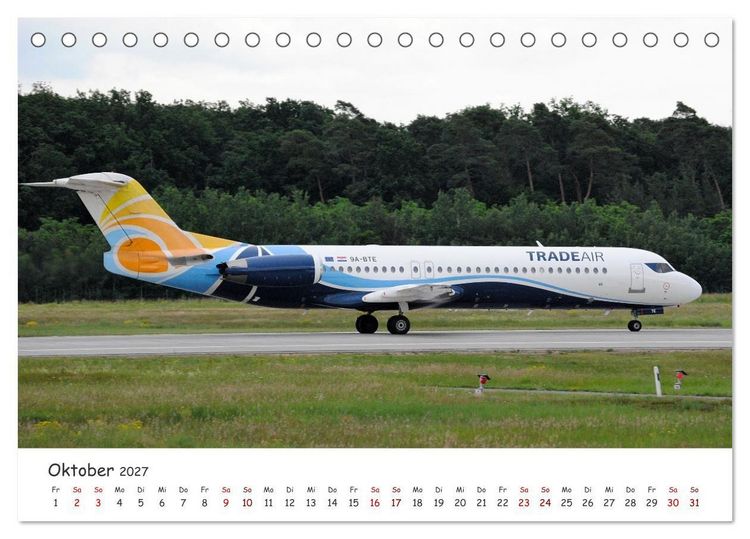 Produktbild: Besondere Flugzeugtypen (Tischkalender 2027 DIN A5 quer), CALVENDO Monatskalender