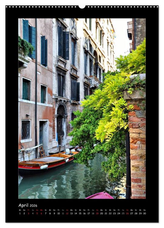 Produktbild: Venedig (hochwertiger Premium Wandkalender 2026 DIN A2 hoch), Kunstdruck in Hochglanz