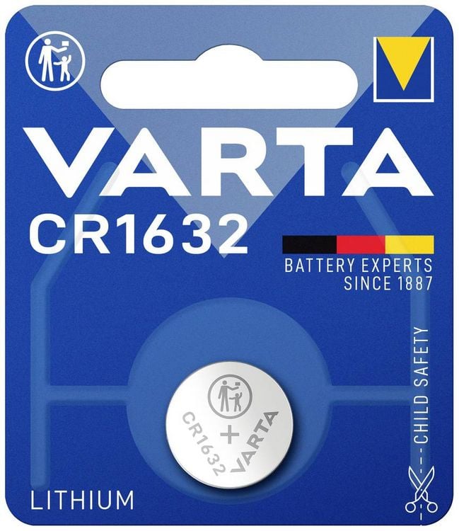 Produktbild: Varta Knopfzelle CR1632 3V 1 St. 137 mAh Lithium LITHIUM Coin CR1632 Bli 1