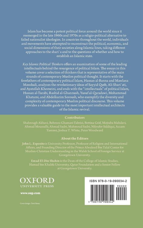 Produktbild: Key Islamic Political Thinkers