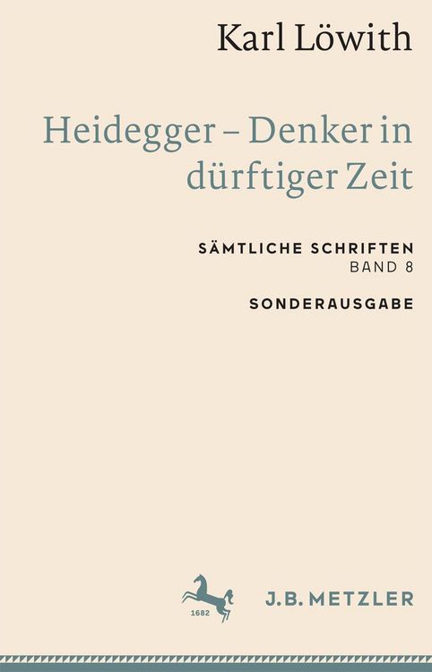 Produktbild: Karl L&ouml;with: Heidegger - Denker in d&uuml;rftiger Zeit
