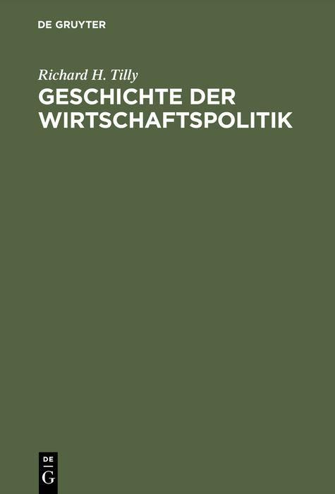 Produktbild: Geschichte der Wirtschaftspolitik